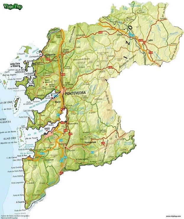 Mapa Sat lite De Vigo mapa-sat-lite-de-vigo